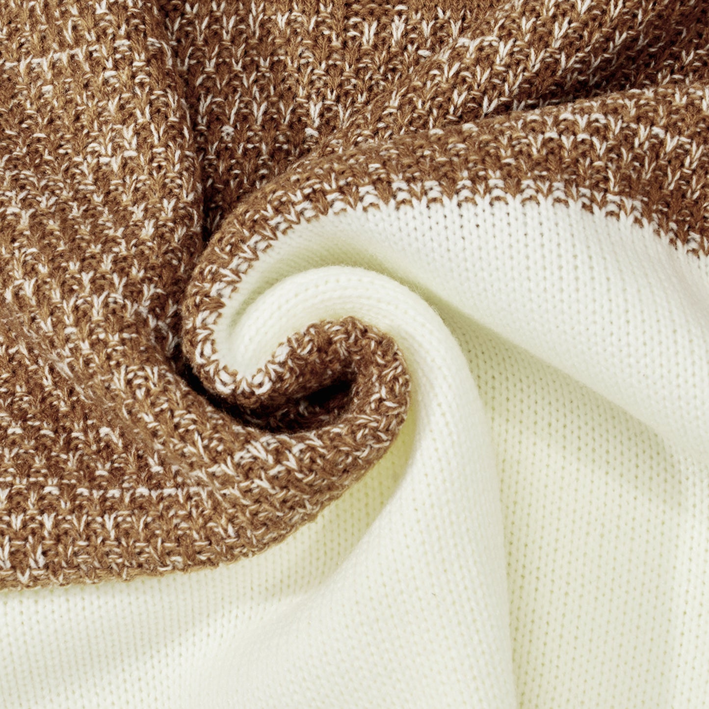 Men’s Color Block Cable Knit Pullover – Casual Long Sleeve Sweater