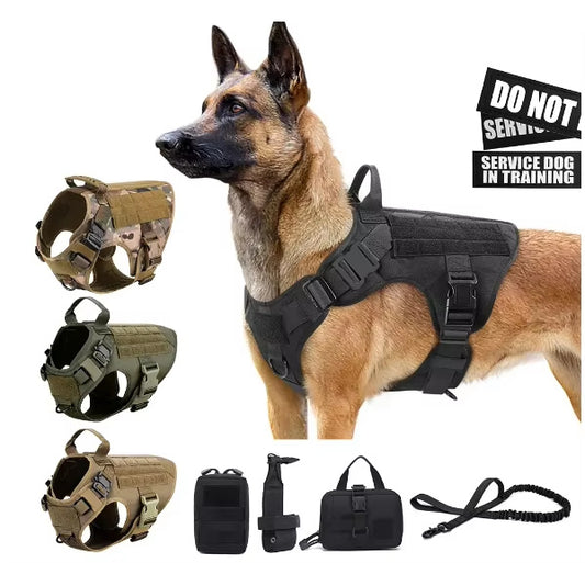 Dog Harness Nylon Camouflage