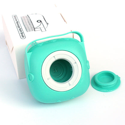 2-in-1 Silicone Pet Bath & Massage Glove – Grooming Brush with Shampoo Dispenser