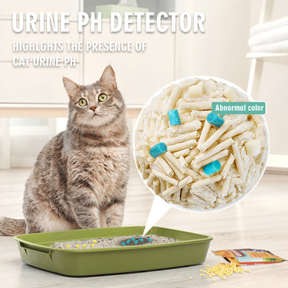 Self-Checking Cat Litter Particles – Health Monitoring Crystal Litter