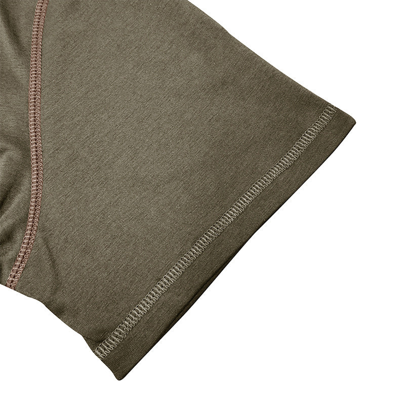 Men’s Fashion Polo Shirt – Short-Sleeved Summer Button V-Neck T-Shirt