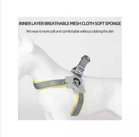 YT Pet Dog Cat Harness – Adjustable Reflective