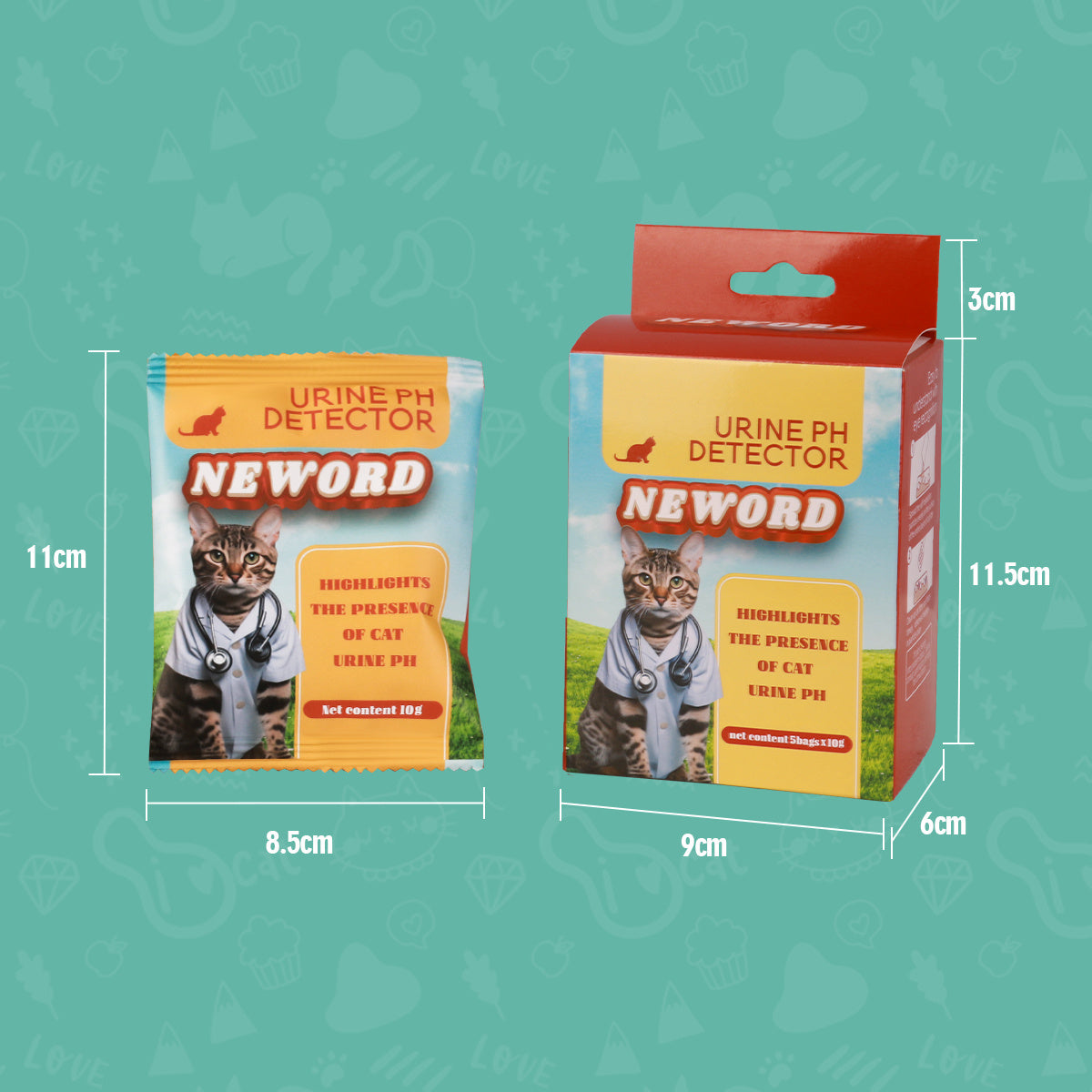 Self-Checking Cat Litter Particles – Health Monitoring Crystal Litter